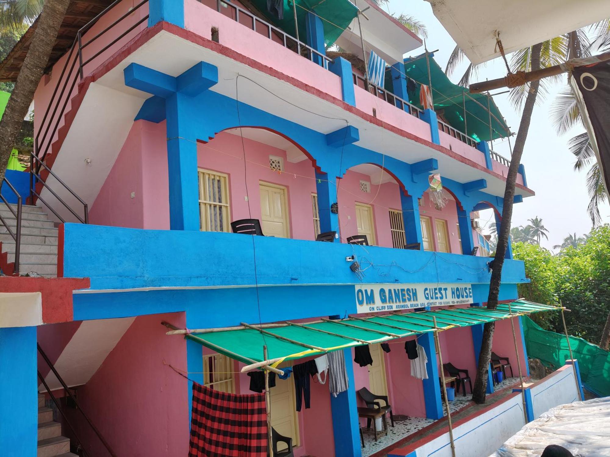 Om Ganesh Guest House Cliffside Арамболь Номер фото